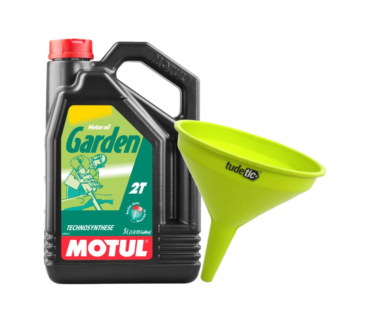 Kit Aceite de Motor + Embudo Garden 2T 5L KT-149
