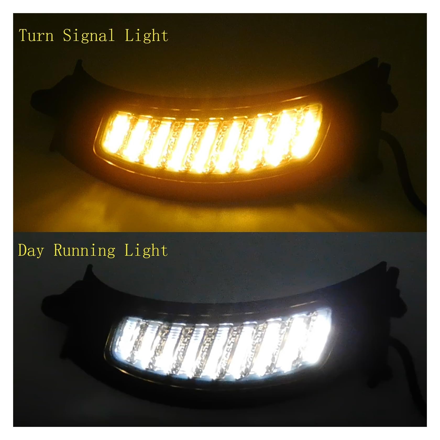Stop Luce Posteriore Moto Indicatore di Direzione Anteriore per Moto, Luce di Marcia A LED per Touring, per Road Glide, per Ultra FLTRX dal 2015 in Poi