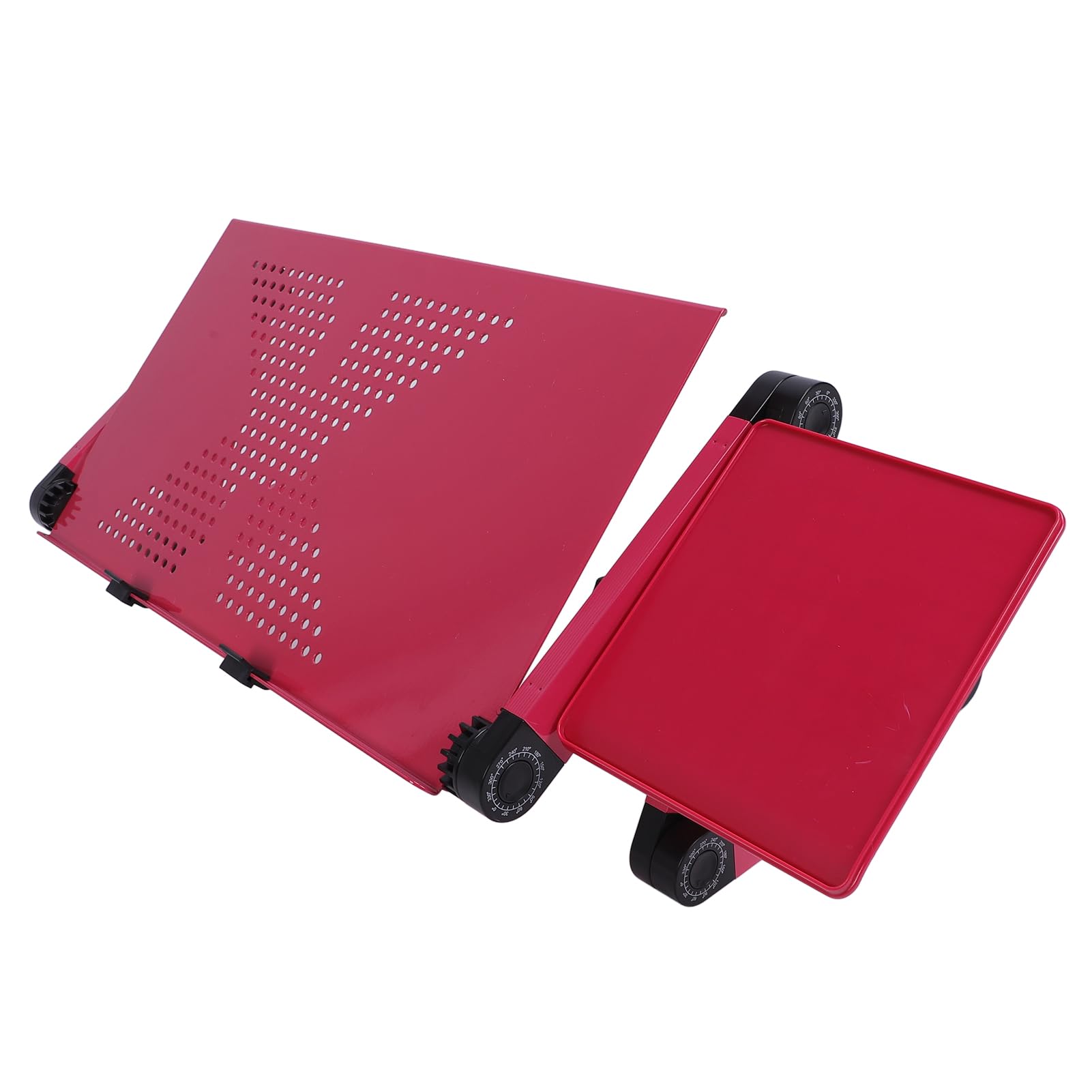 Sorandy Supporto per Laptop, Supporto per Laptop Portatile, Ergonomico Pieghevole con Base Stabile in Lega di Alluminio con Rotazione di 360 Gradi per da 17 Pollici Fino a 33,1 Libbre (PINK)