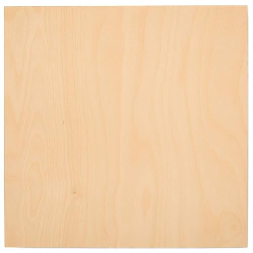 Madera contrachapada de abedul báltico de 0.236 in de 14 x 12 x 12 pulgadas, caja de 12 madera artesanal de grado BBB, más fuerte que las hojas de