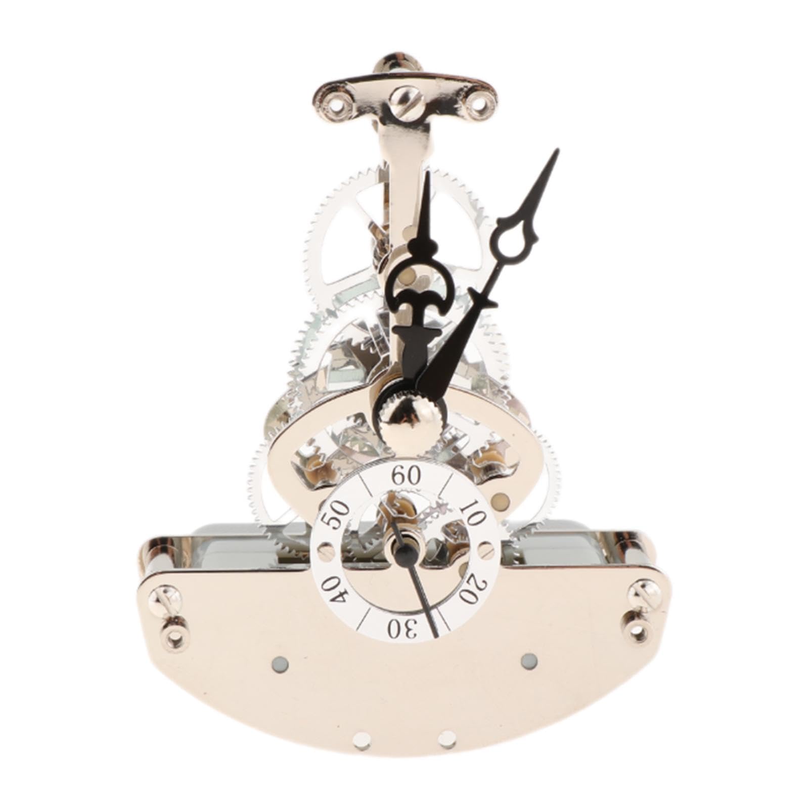 LOOM TREE® Clock Quartz Movement Mechanism Ornament Shelf Bedroom Repair DIY with Hands Silver | Home Decor | Clocks | Replacement Parts & Tools-image-6