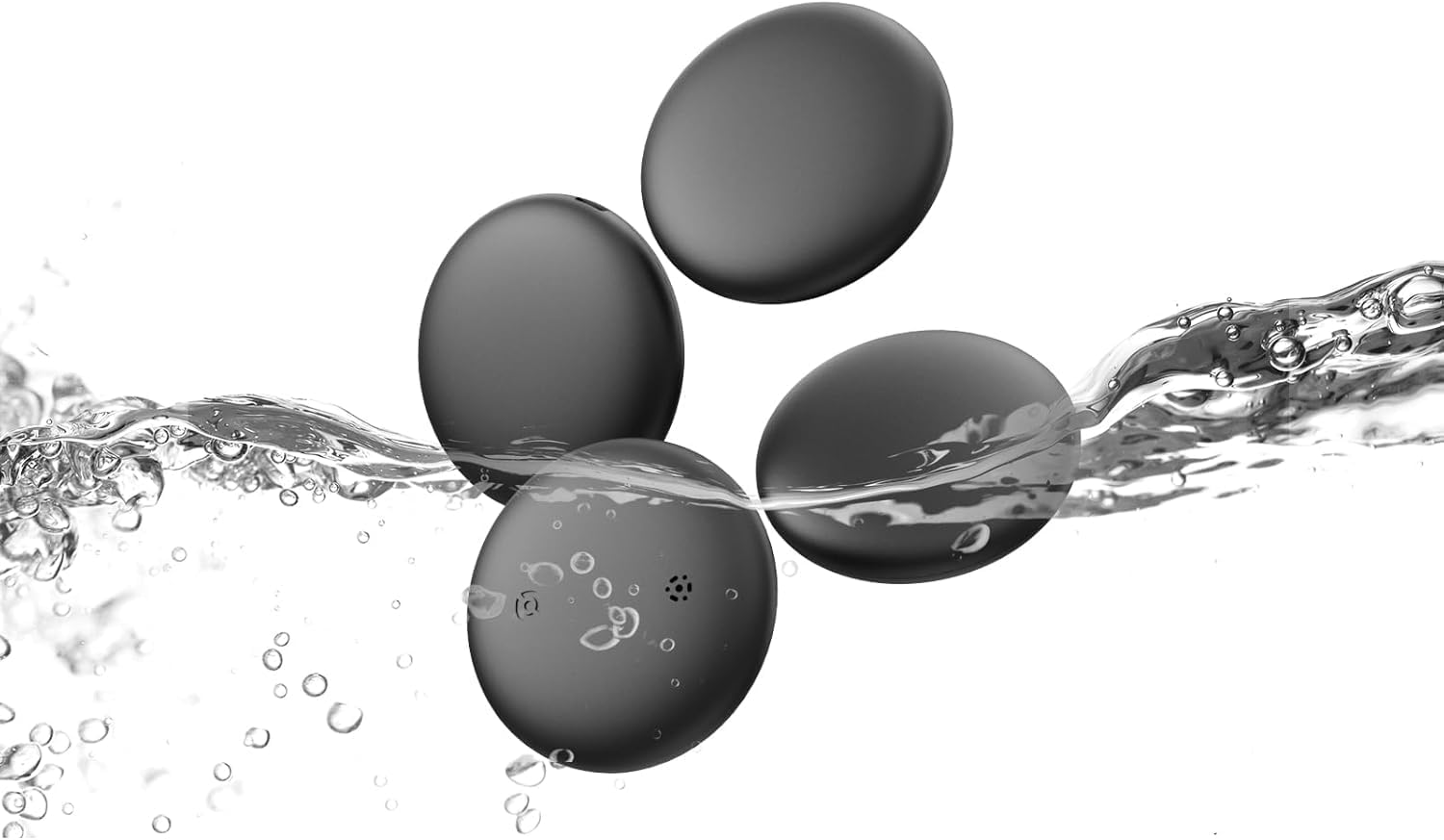 Air Tracker Tag Alternative (iOS Only) - Smart Bluetooth Tracker, Item Finder Works with Apple Find My App, IP68 Waterproof Trakcer Tag Locator for Keys, Luggage, Backpack, Wallet (1 Pack)