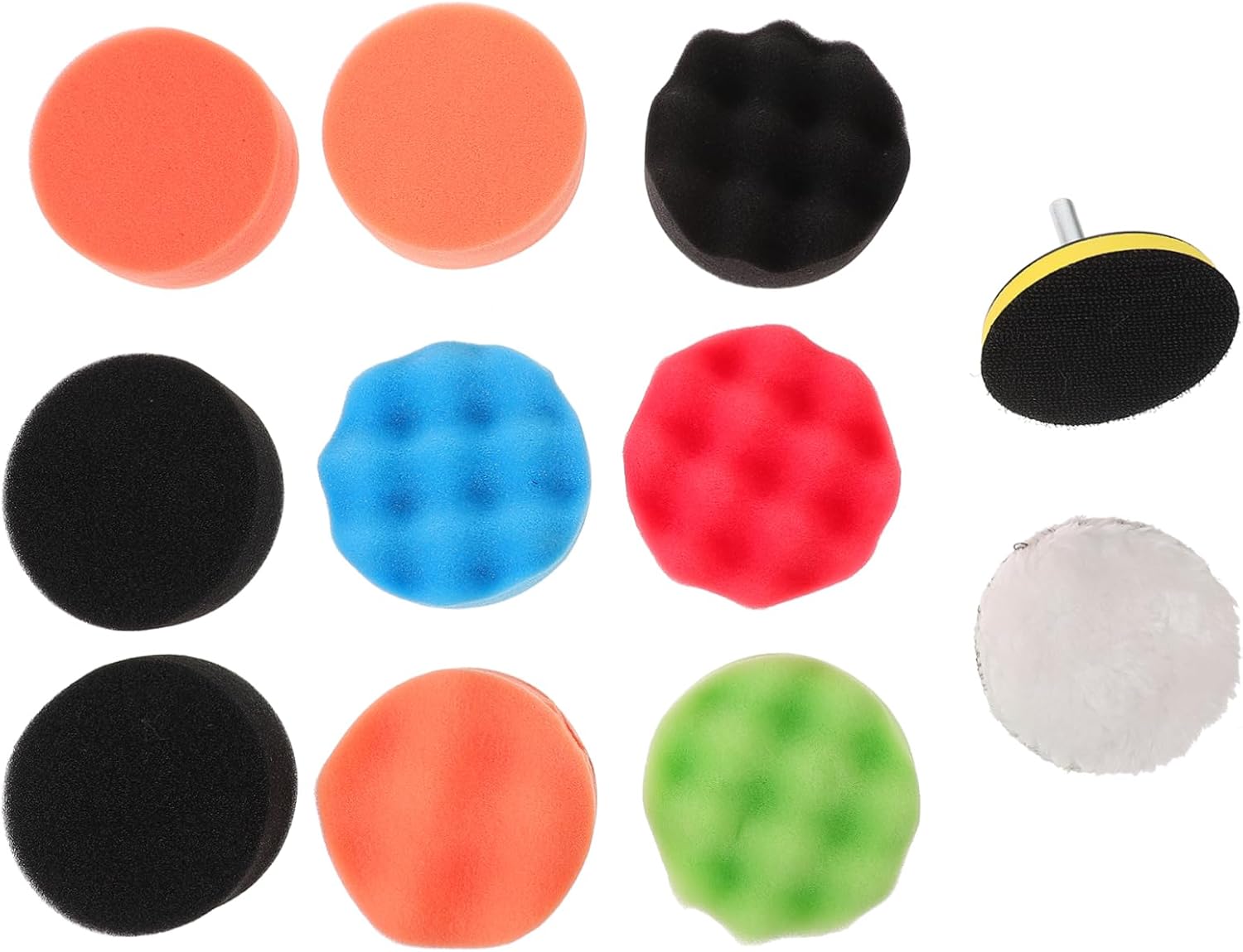 TENDYCOCO 5 Sets Polishing Sponge Drill Buffer Attachment