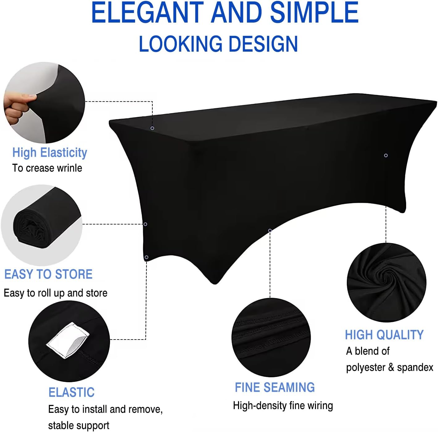 Custom Table Cloth With Business Logo, Trade Show Table Cover, Logo Table Cloth For Business Customized, Personalised Tablecloth With Business Logo Or Your Text, Events, Weddings, Birthdays, Part