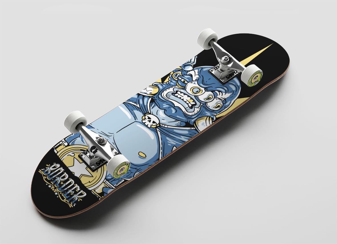 Border monopatín Skate Skateboard Complete Big Monster 7.75