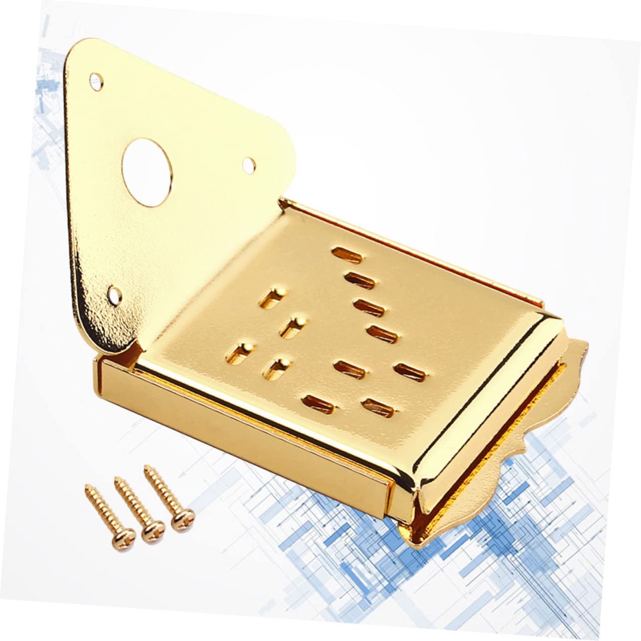 ifundom 3stücke Metal Mandolin Tailpiece Mit Schrauben Robuste Und Langlebige Mandolinen-komponente Für Verbesserten Und Einfache Saitenwechsel Zubehör Für Musiker