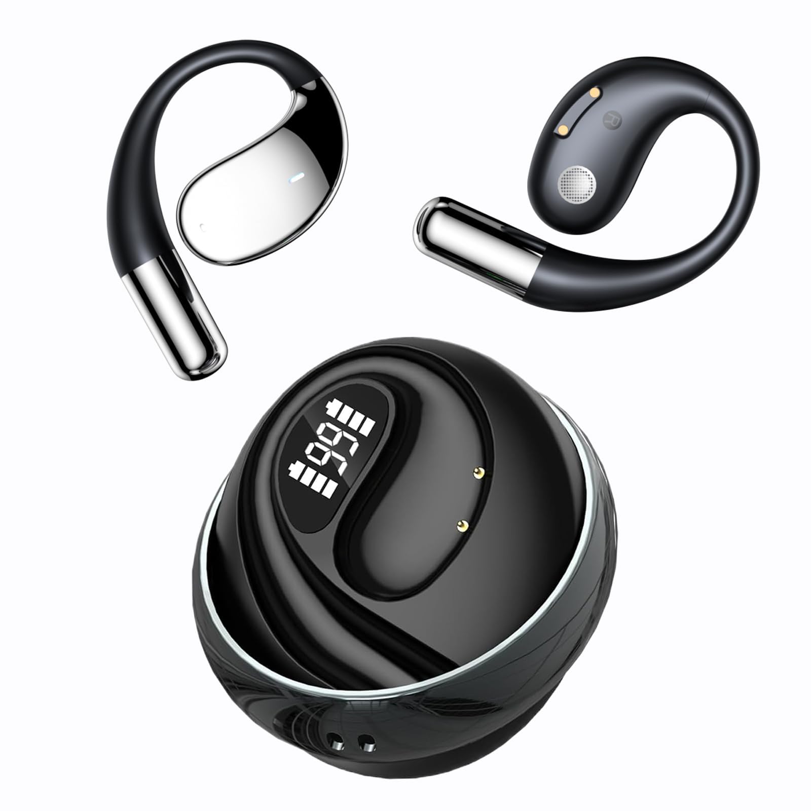 Casque de traduction en temps réel 3-en-1 avec 144 langues, Écouteurs traducteurs pour voyage et affaires