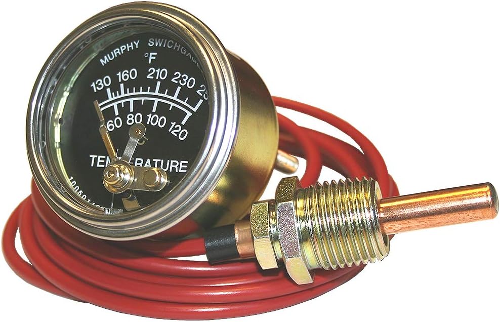 Murphy by Enovation Controls 20T25061/2 Temperature Swichgage