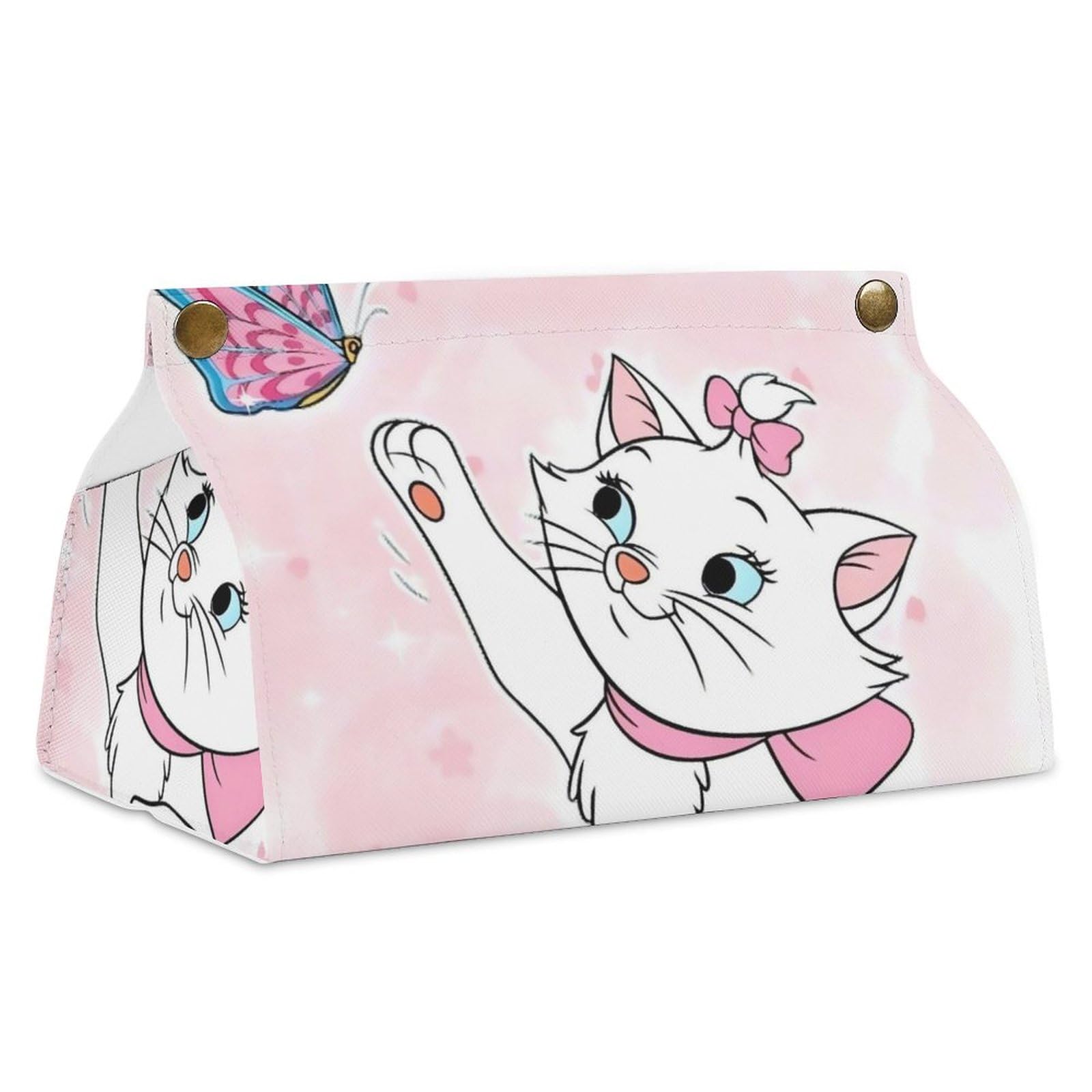 猫ちゃんドット柄ボックスティッシュカバー　模様替え車用子供部屋ミナペルホネン 猫ちゃんドット柄ボックスティッシュカバー 模様替え車用子供