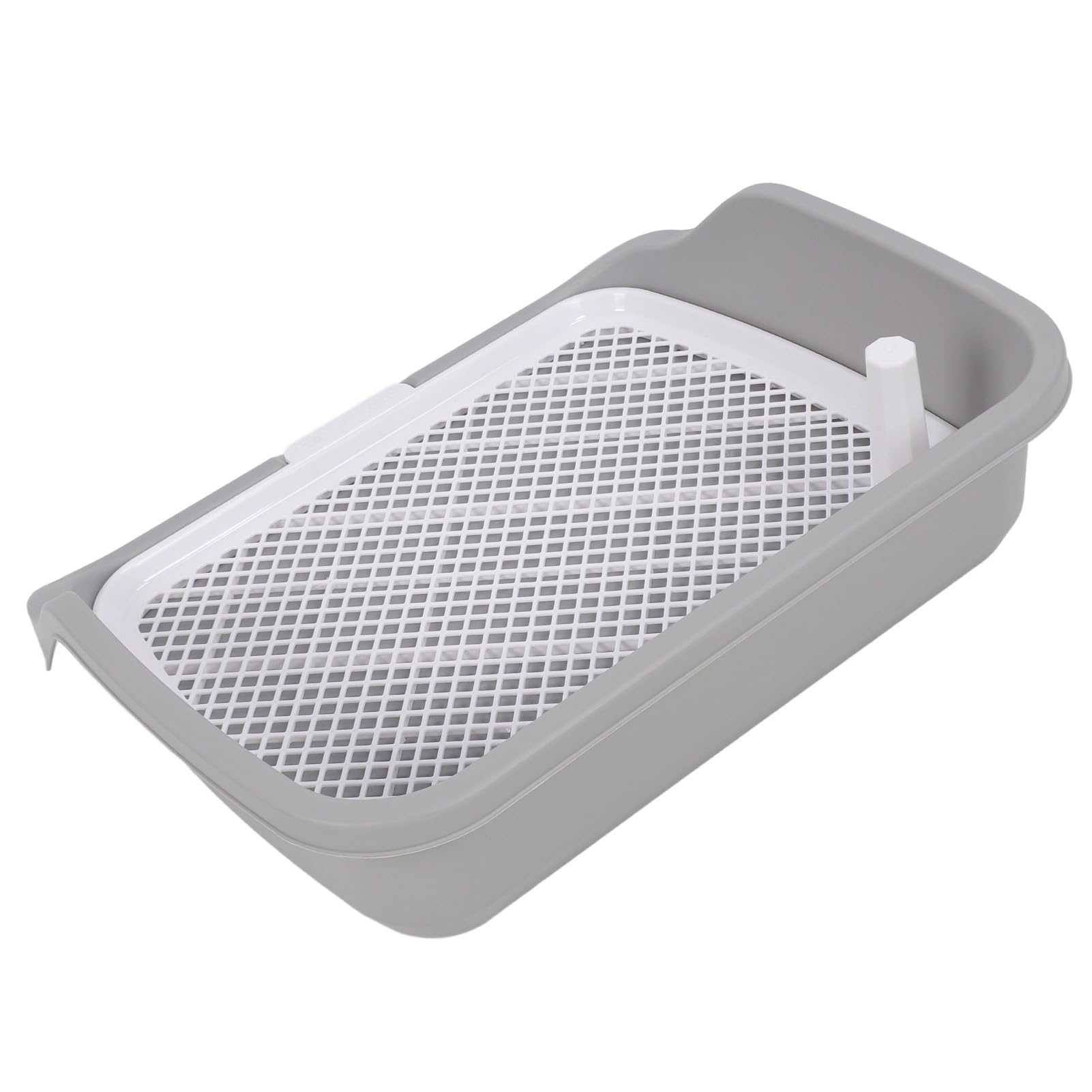 Sxhlseller Soporte de Almohadilla de Entrenamiento para Cachorros de Malla para Mascotas con Decoración Estética para Animales Pequeños, Bandeja Estable para Orinal para Perros para una Fácil