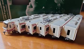 GREEN MAX 名鉄1000 1200系パノラマスーパー4両基本セット中古品 名鉄 1000系 パノラマSuper 全車特別車 基本4輛編成セット (動力