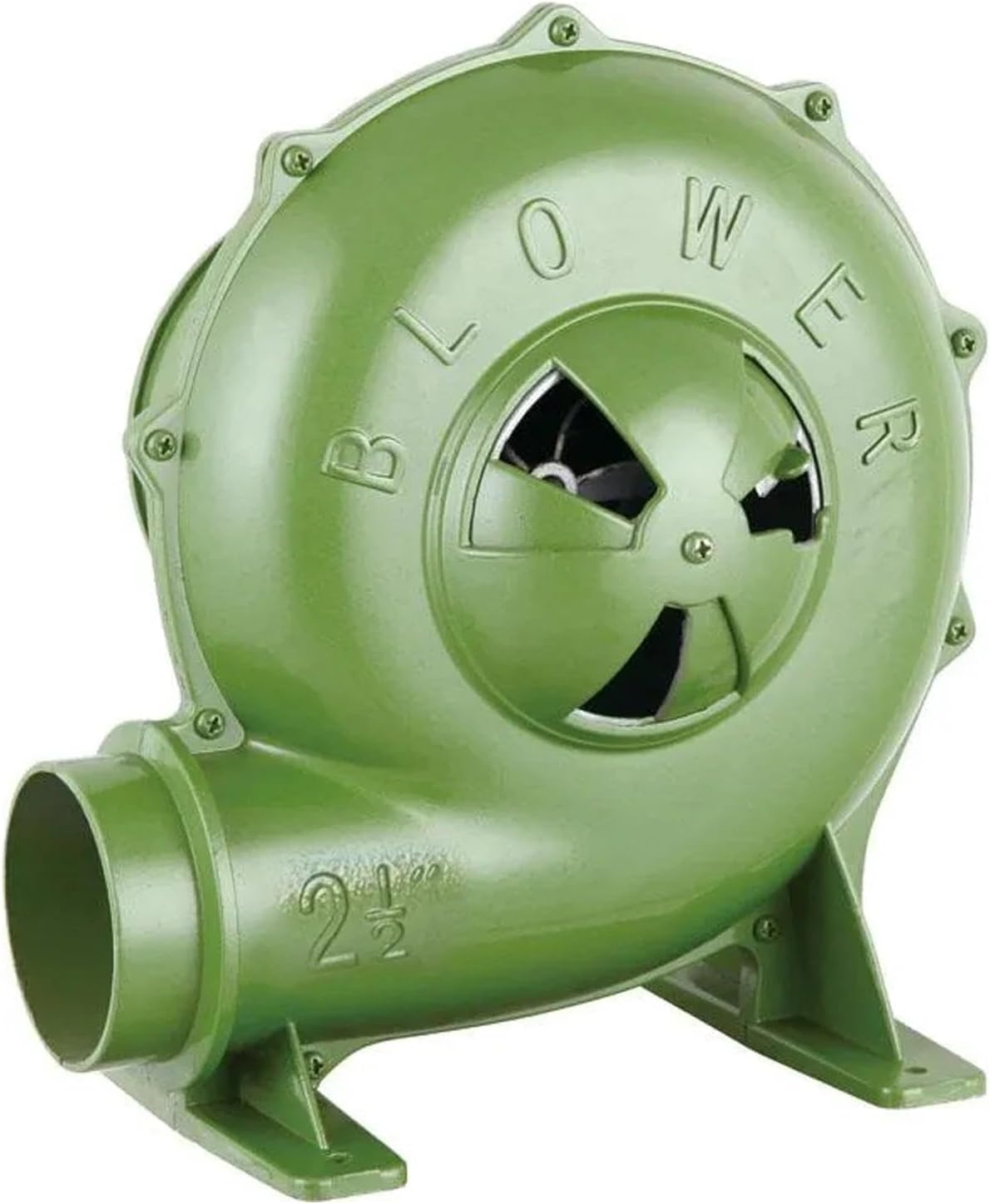 250W Electric Air Blower, Blower Fan for Blacksmith Forge, Centrifugal Fan for Forging Tools and Equipment, 110V 2-1/2” Outlet High-Pressure Leaf Blower for Coal Forge, Camping, Picnic