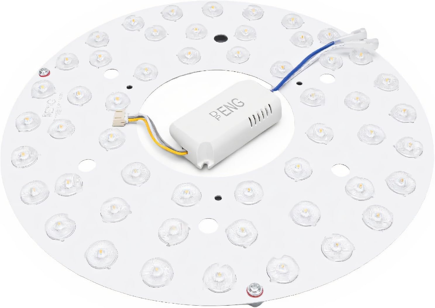 FOSA 10.63in Ceiling Fan Light Replacement Panel, 24W LED Ceiling Fan Light Retrofit Kit, 3000K 4200K 6500K Dimmable Ceiling Fan Light