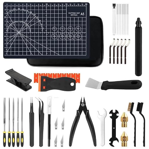 YUYUEMI 52pcs 3D Printer Tool Kit