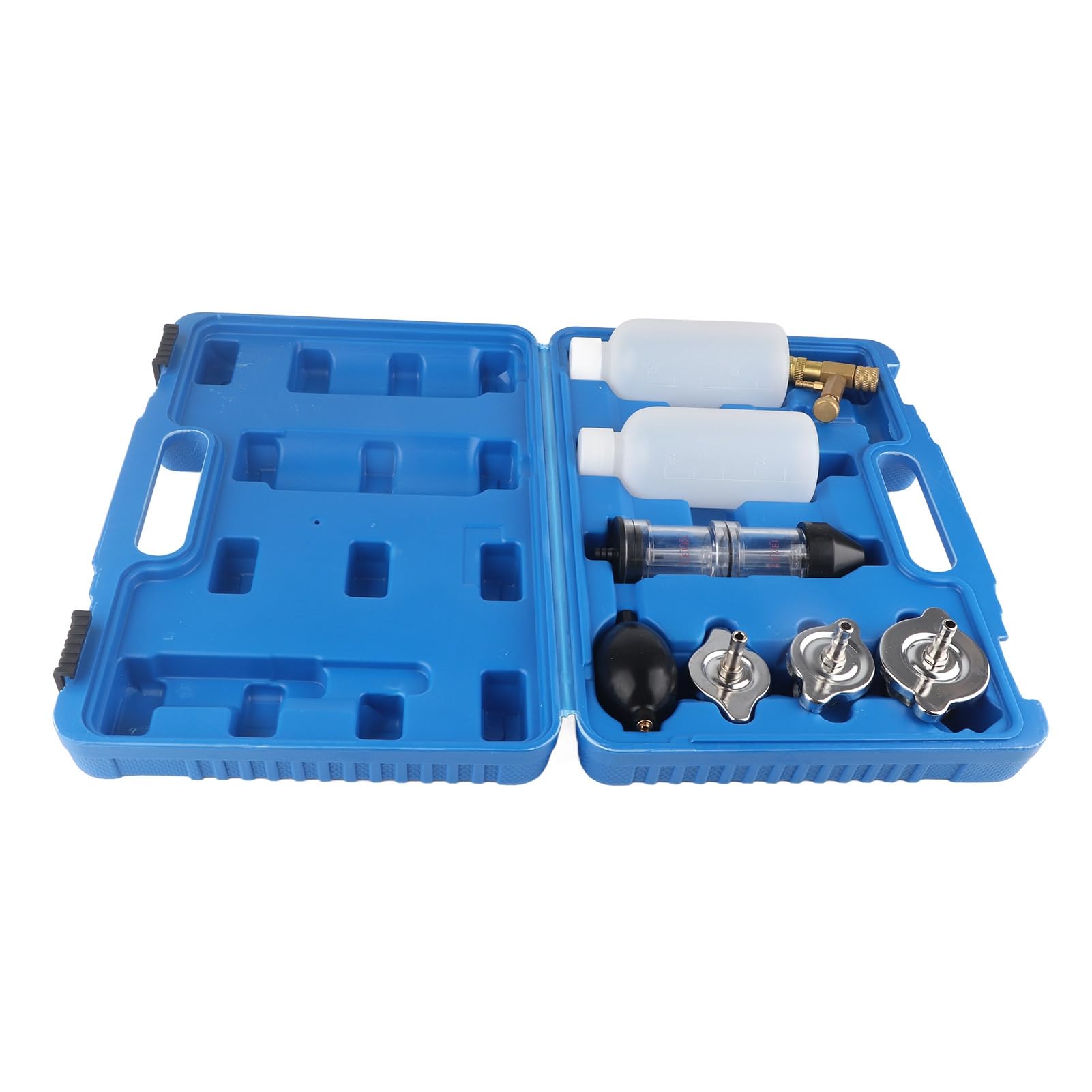 Kit de Prueba de Fugas de Combustión Detector de CO2 para Motores Compatible con Coches Camiones Tractores y Excavadoras Herramienta Profesional para Diagnóstico de Junta de Culata y Culata