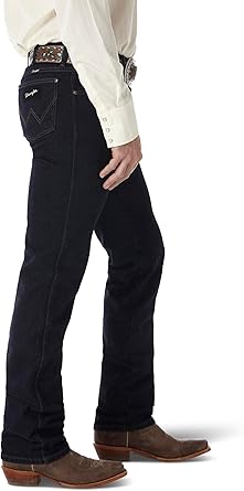 Wrangler Men's Cowboy Cut Silver Edition Slim Fit Boot Cut Jean