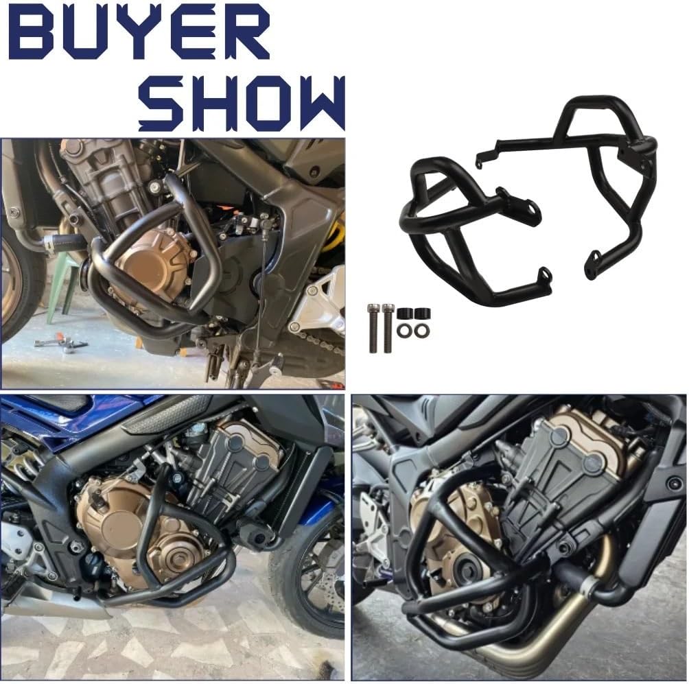 Engine Guard Crash Bars Crash Bar Engine Guard Frame Bumper for CB650R 2019-2024 Motorcycle Highway Fall Protection Accessories Motorbike Crash Bar Bumper