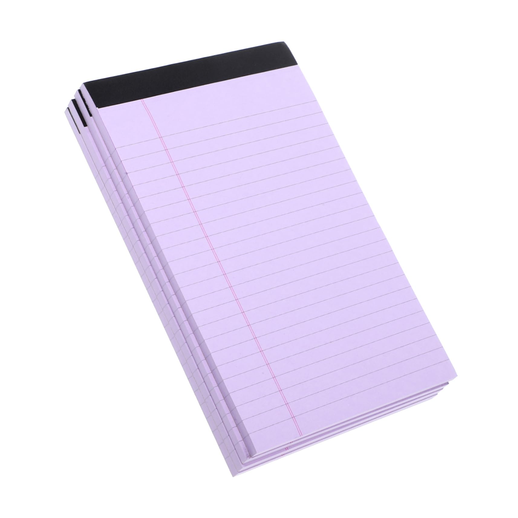 SHERCHPRY Blocco Note Legale Strappabile, 4 Pezzi, Carta a Righe, Design Portatile e Semplice per Appunti, Studio e Lavoro