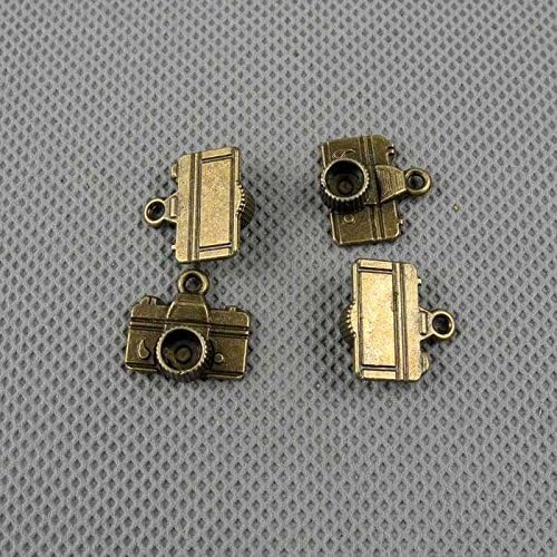 Jewelry Making Charms Findings Supply Supplies Crafting Lots Bulk Wholesale Antique Bronze Tone Plated 50254 Camera