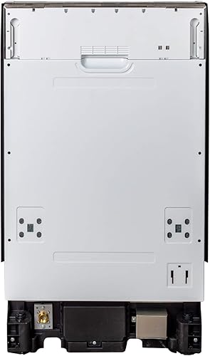 Miniatura 2 de ZLINE - Lavavajillas con control superior de 18 pulgadas en panel personalizado listo con bañera de acero inoxidable