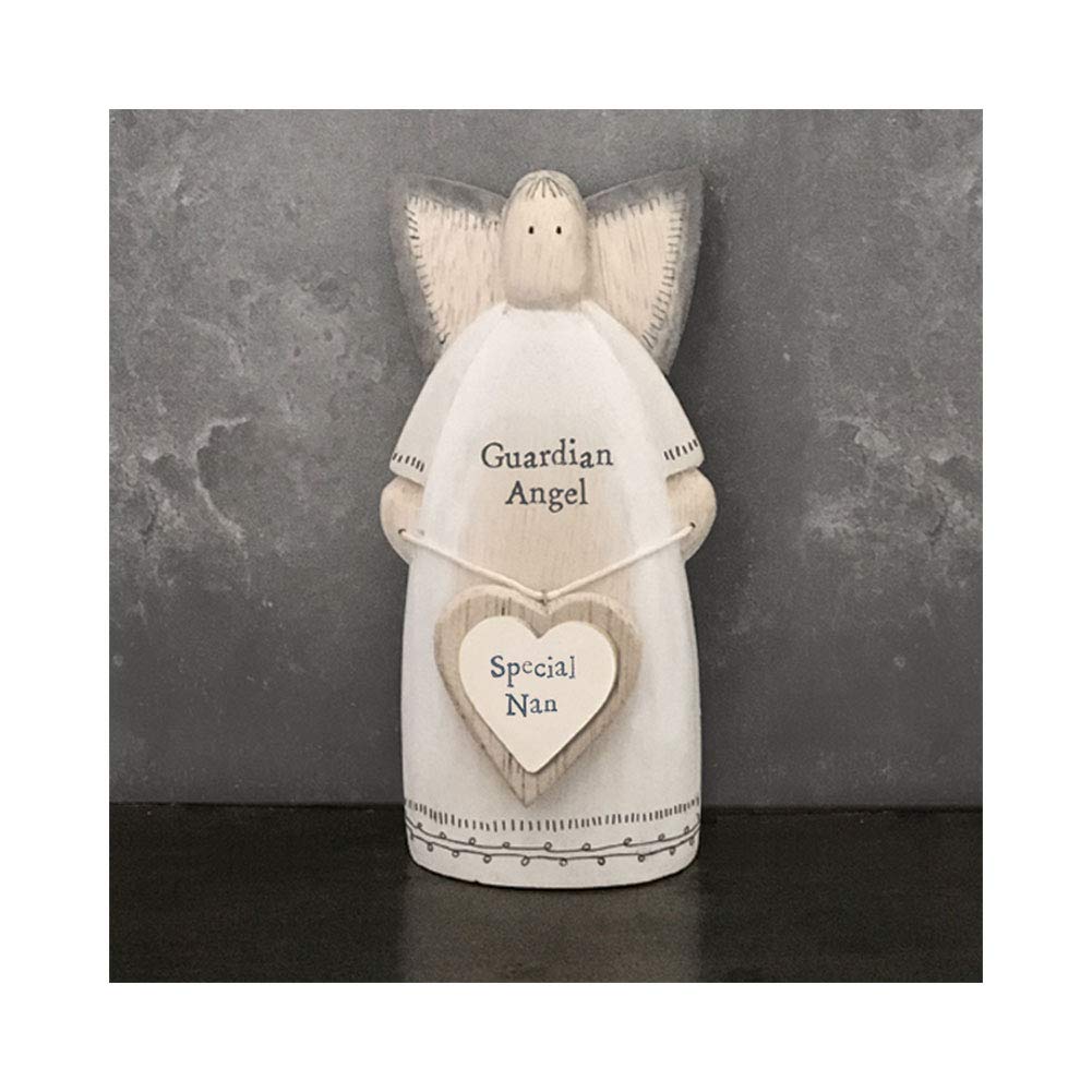 East of India White Washed Guardian Angel - Nan