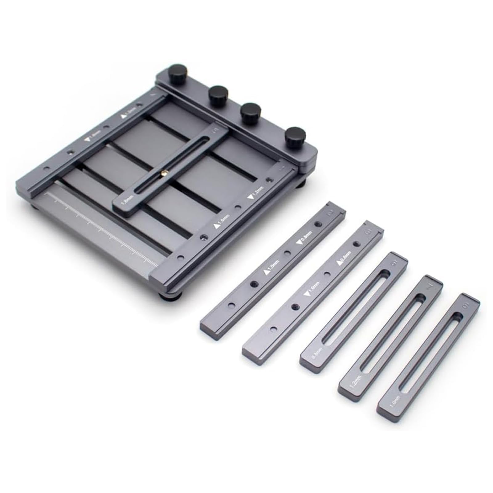 Mini impresora de plantilla de pasta de soldadura, estación de pasta de soldadura SMT, con básculas, accesorio de doble cara, compatible con tamaños de plantilla de hasta 109 x 135 mm para serigrafía