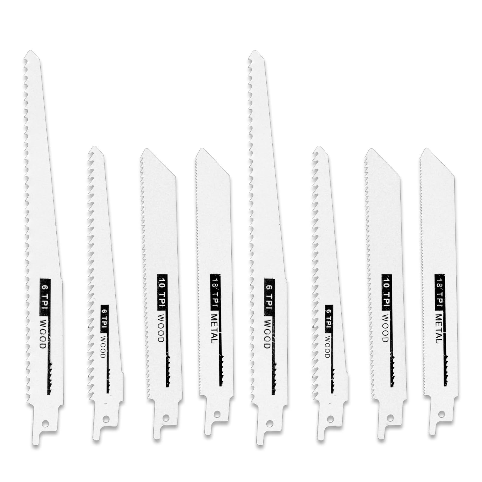 Amazon.co.jp: にしはや レシプロソー替刃 8本 収納ケース付き