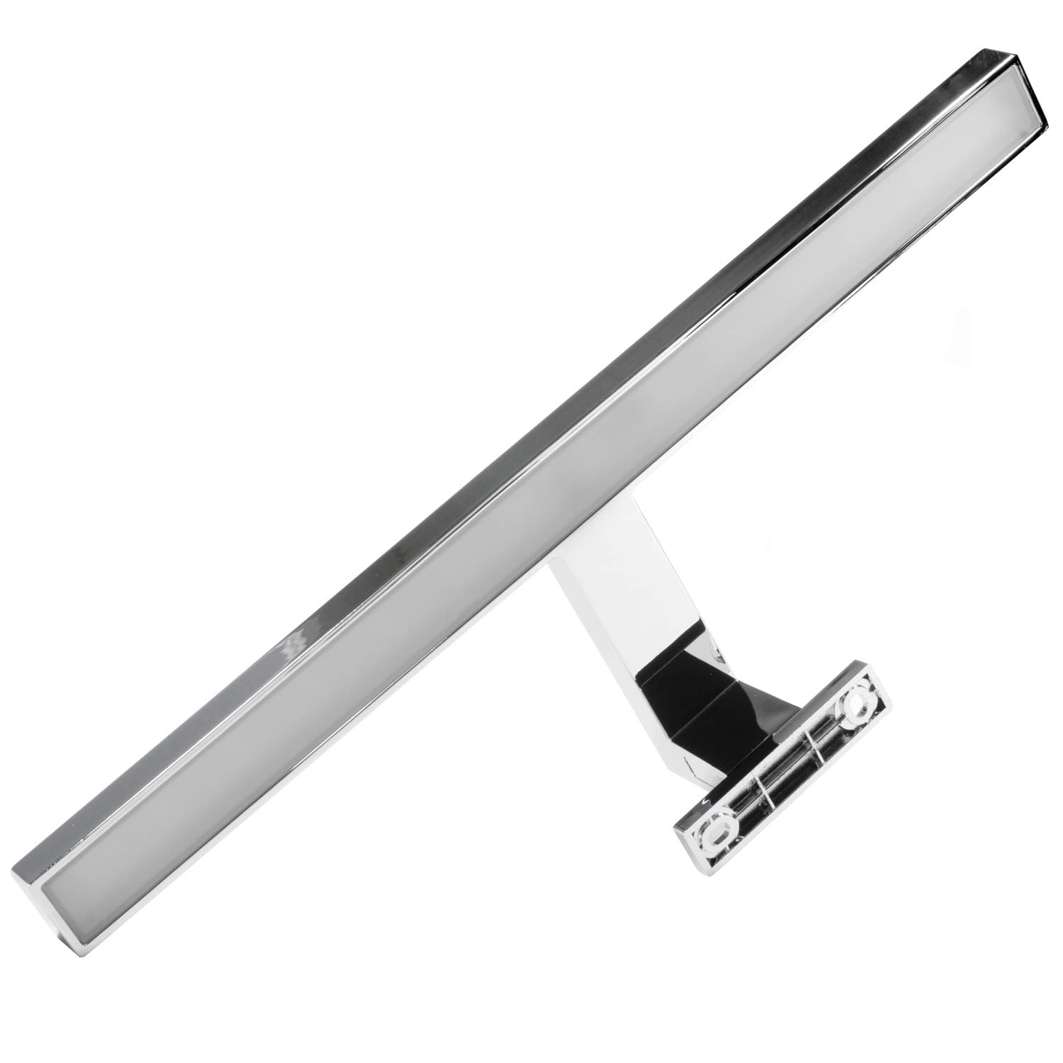 LIGHTWORLD24 Luz de espejo LED 30 cm | Aplique de baño | Luz para maquillaje | Lámpara de baño 5 W 230 V | 550 lm | Blanco neutro 4000 K | IP44 | Montaje en espejo o armario