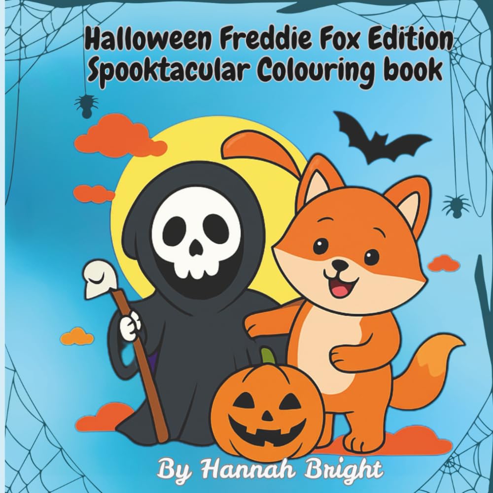 Halloween Freddie the Fox Edition Spooktacular Colouring Book: Easy and fun