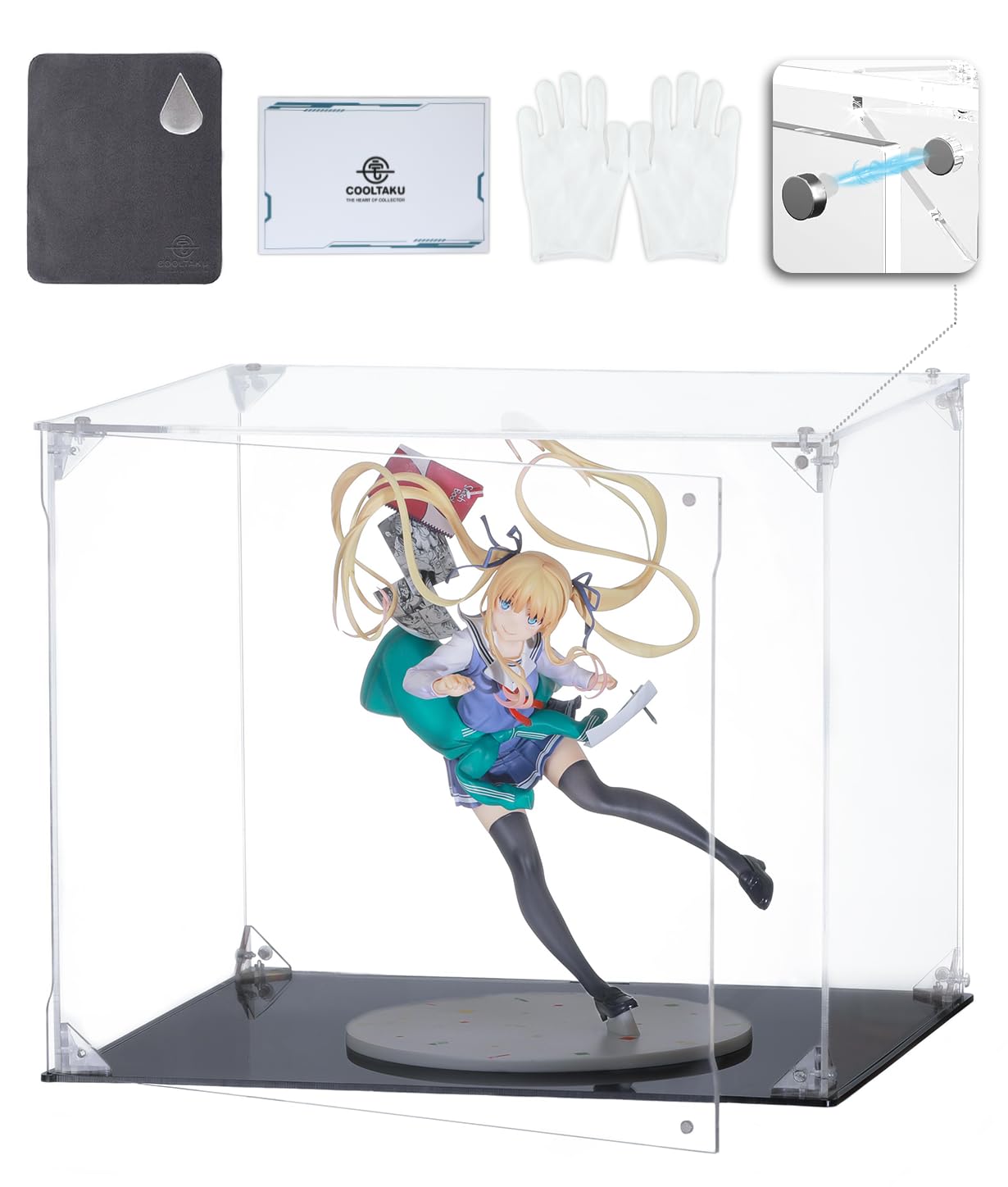 Amazon.co.jp: COOLTAKU フィギュアケース UVカット アクリル