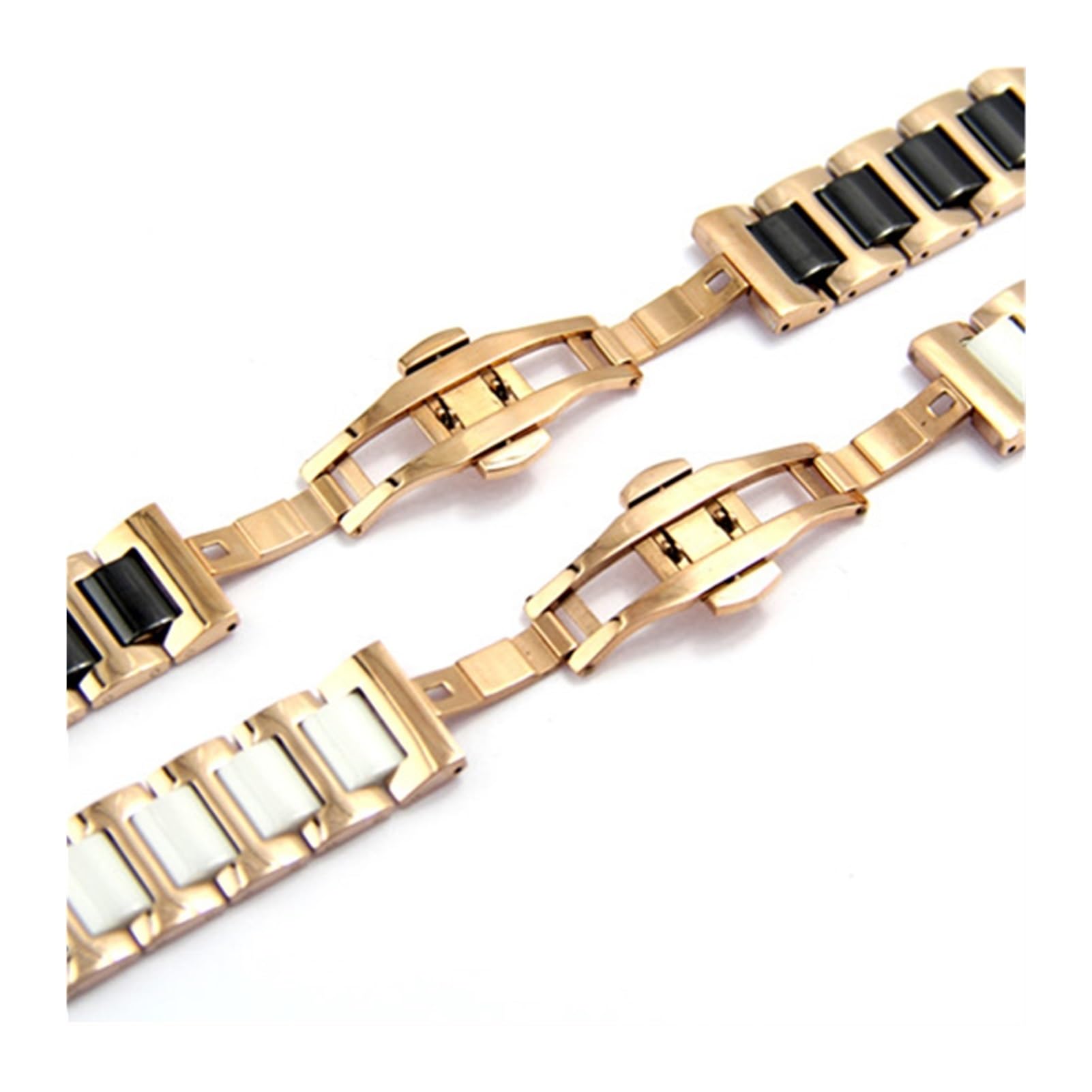 HMFang 12 14 16 18 18 20 22 MM Donne Uomini Ceramica Cinturino Morbido Liscia Riempimento MultiDesign Cinturino In Acciaio Inossidabile Comune Bracciali