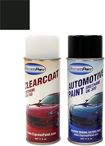 Vista 400 de ColorRite Tarro de media onza para Audi A8 pintura de retoque automotriz – Havanna Black Pearl Clearcoat LW8X – Color+Clearcoat paquete LW8X (2011)