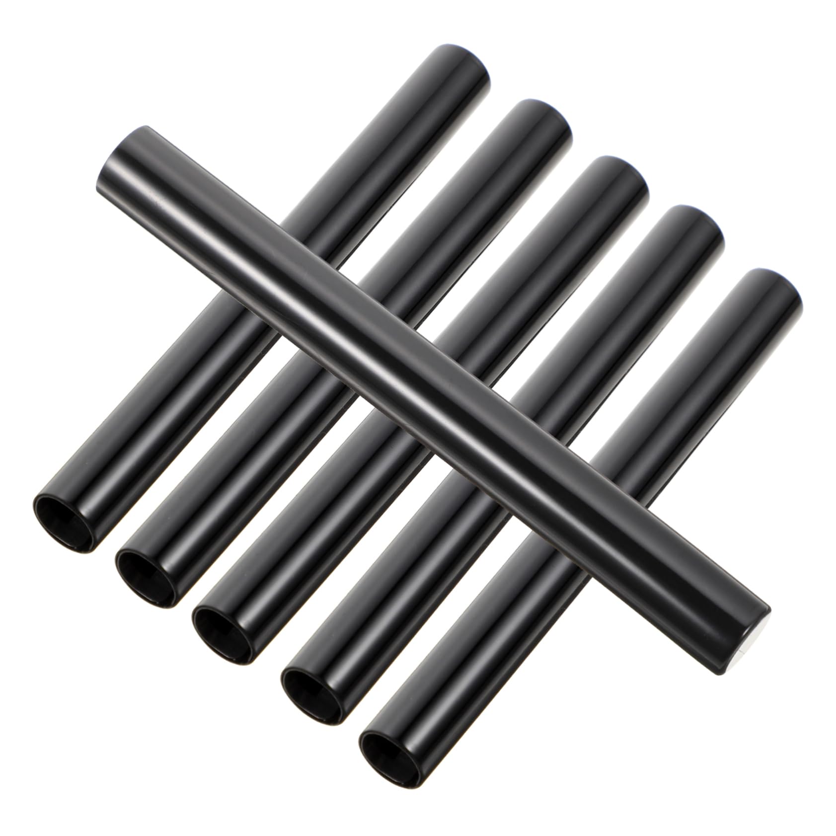 OSOLADY 6pcs Nail Pen Cap Nail Builder Gel Electric Nail Drill Nail Kit Glue Machine Pens Stamper Stickers Cuticle Tip Holder Corrector Nails Tool Manicure Applicator LED Acrylic Black