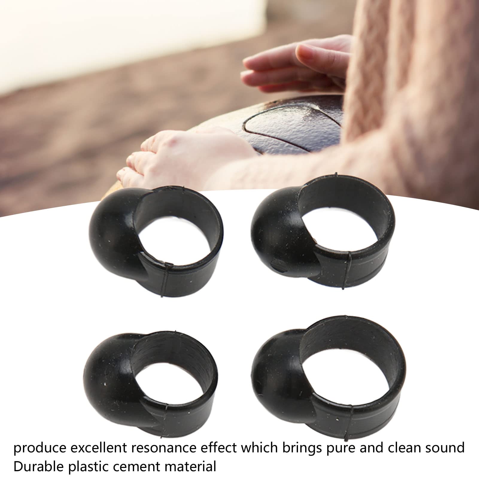 Manicotti Per Dita HERCHR - Set 4 Pezzi Per Tongue Drum | Protezione Dita E Migliore Risuonanza - Foto 9