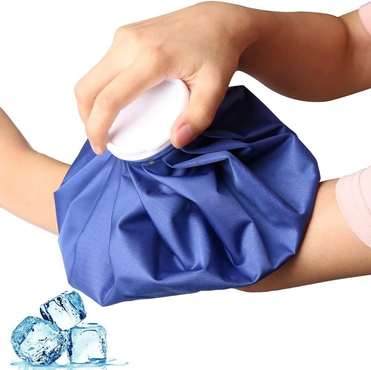 Ice Packs, Hot and Cold Therapy Ice Packs, Pain Relief Ice Packs, Reusable, Soft Skin Friendly, Waterproof, Small Size, Easy to Carry to Help Migraines, Bruises, Muscle Aches and More, 9 Inch