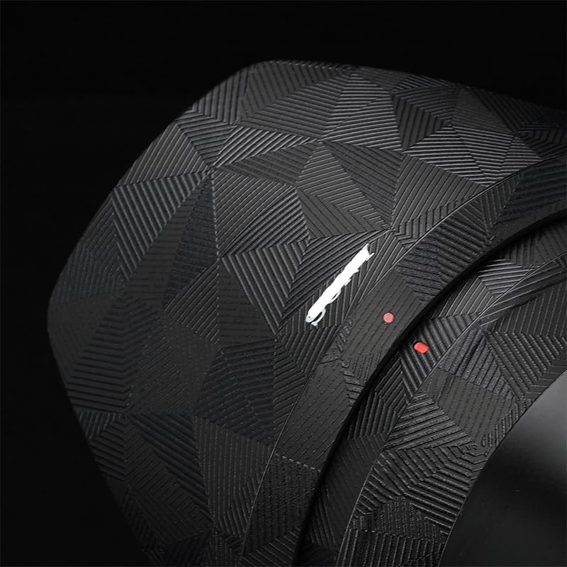 Piel protectora adhesiva para lente de cámara Sony FE 24-70 mm f/2.8 GM – Protector antidesgaste, ultrafino, reutilizable y sin residuos (Color: Triangle Black) miniatura 2