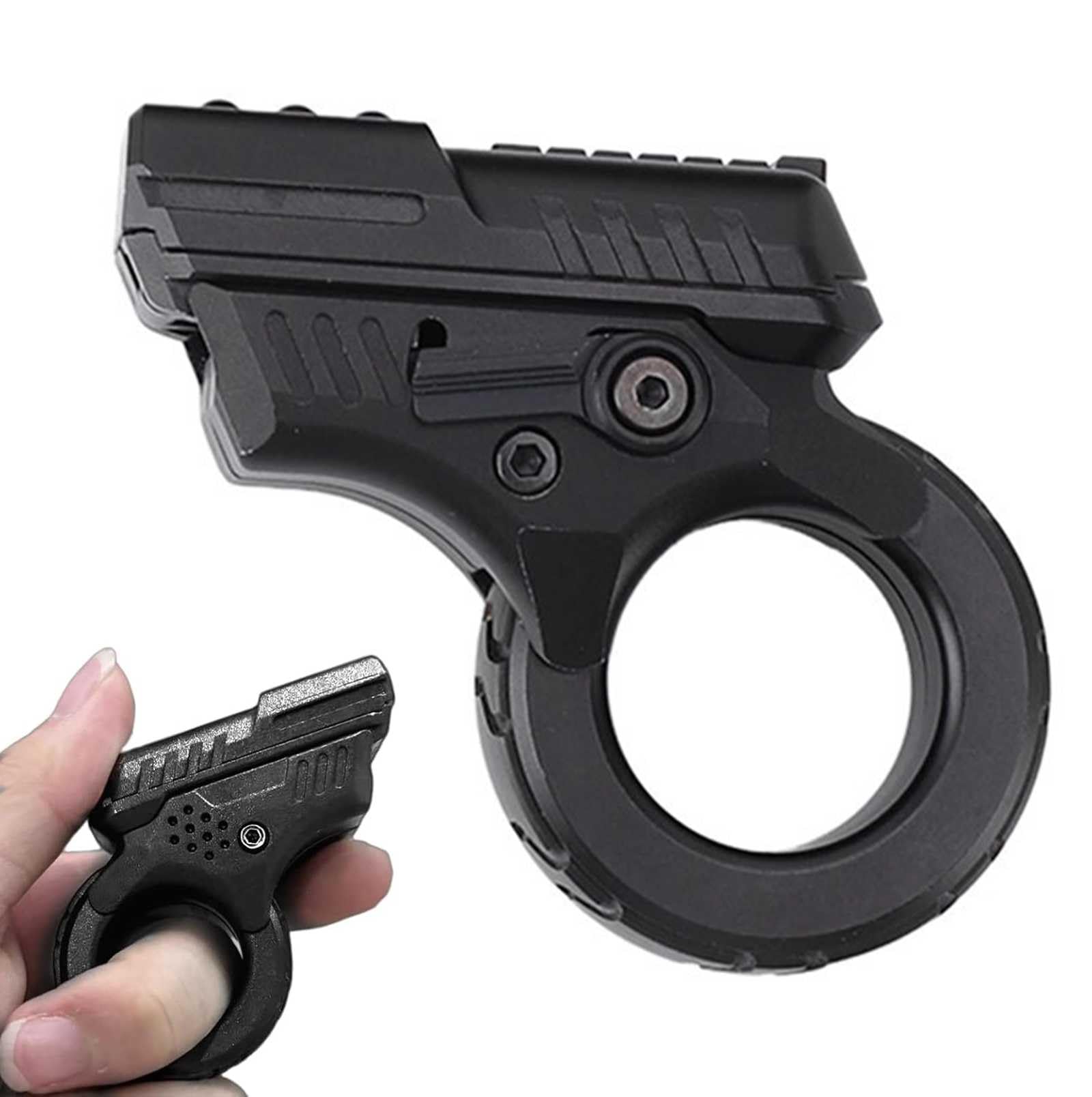 HNSYPX – Pistolet Anti-stress Compact – Soulage L'anxiété – ABS Durable – Pliable Et Portable – Pour Adultes Et Ados (14+)