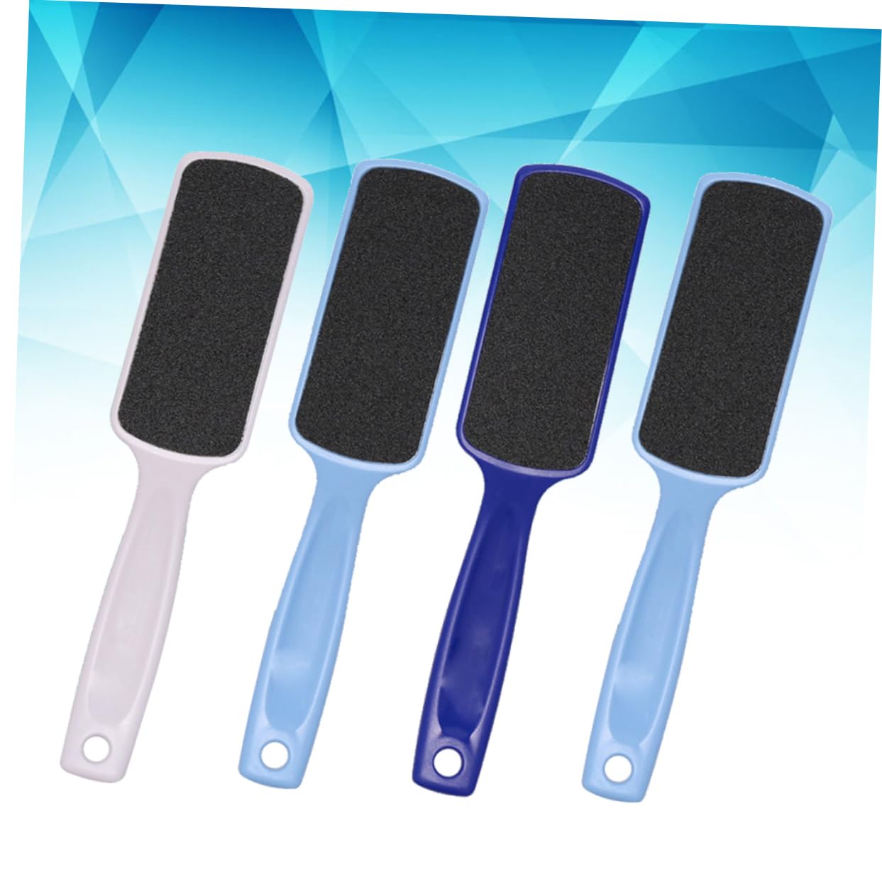 Beatifufu Stone Foot File Double Side Tool for Removal Hands Heel Scrubber Gentle Abrasive Pack of 4 Random Color