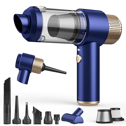 Car Vacuum Cleaner, 16000PA Mini Car Vacuum Cordless Powerful, 7