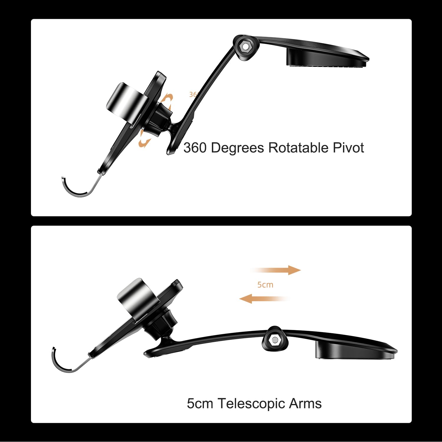 Joyroom JR-ZS198 Hafif Gölge Serisi Gravity Bracket Havacılık Araç Ven Telefon Tutucu (JR-ZS198 Torpido)