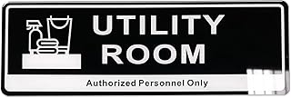 Door Sign,RAMIEYOO Acrylic Authorized Personnel Only Signs for Door,Black and White - 9