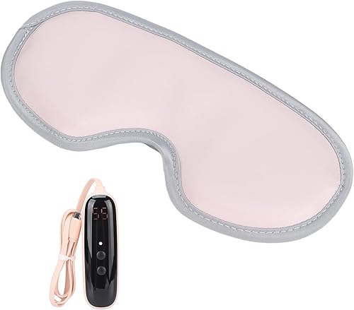 Masajeador de ojos con calor, parches térmicos para los ojos, almohadilla térmica de compresión ocular USB plegable para tratamiento de ojos, ojos