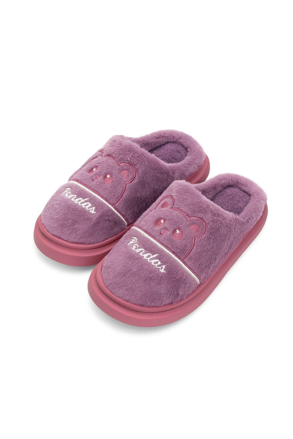 Winter Flip Flop Slippers | Soft Faux Fur Slip-On Slides for Women | Warm Indoor Bedroom House Slippers-picture-40