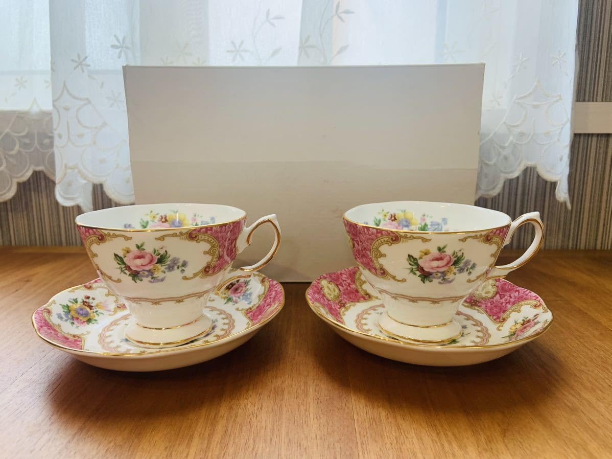 ⑫☆ROYAL ALBERT Lady Carlyle カップ&ソーサー 5客 ロイヤル 