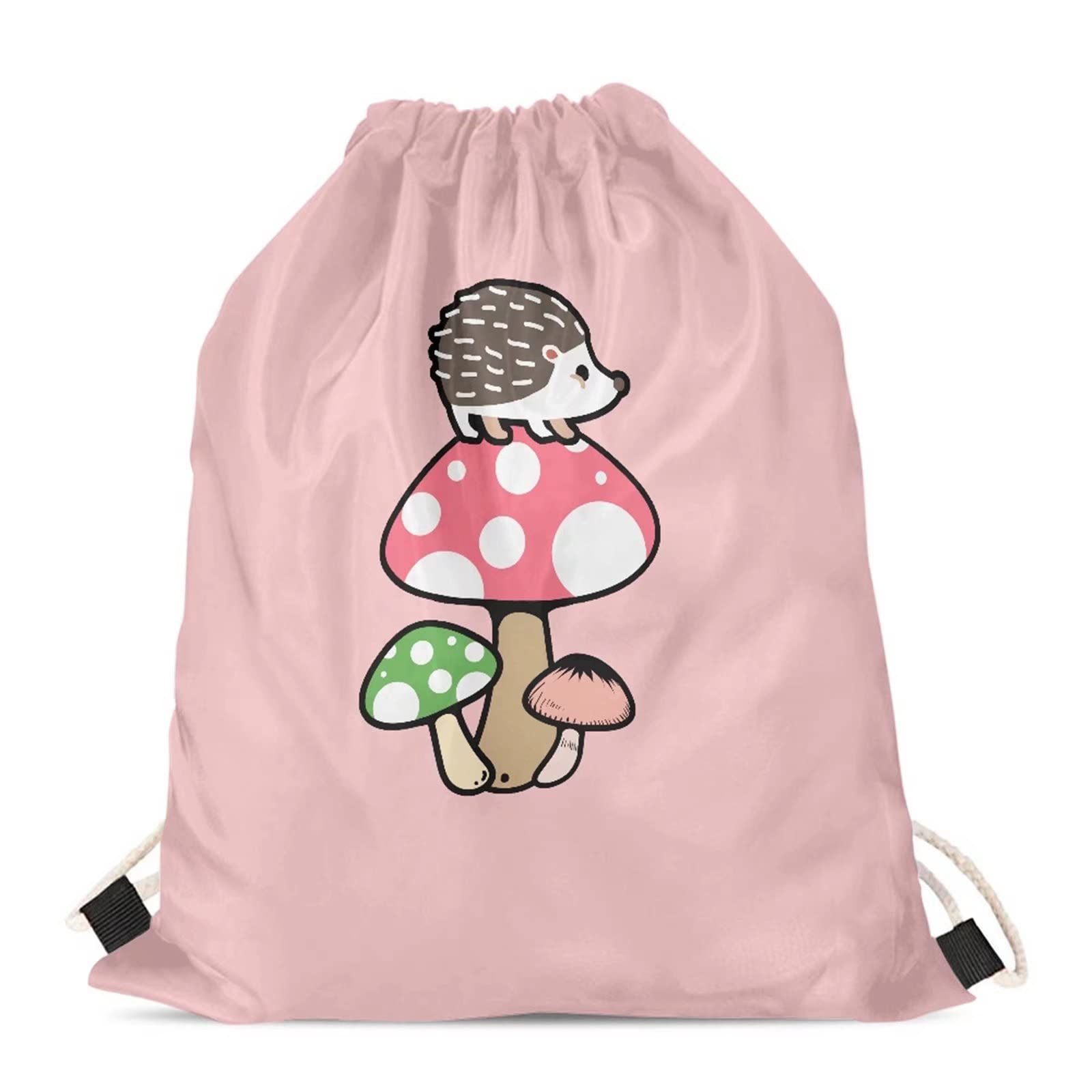 HELLHERO Gym Drawstring Bags Backpack for Kids Women Men Travel Sports