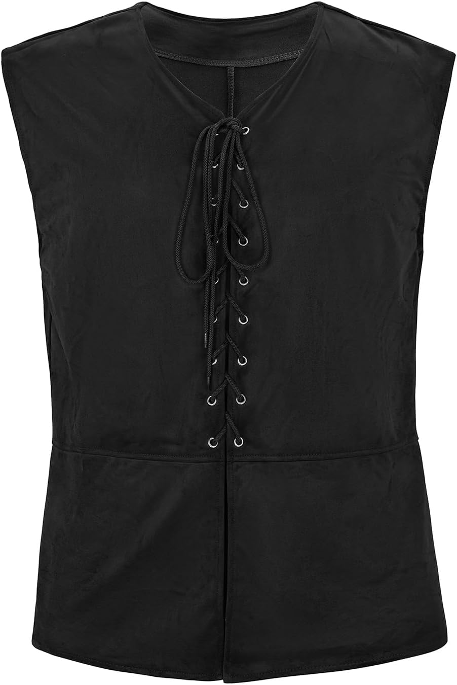 American Trends Renaissance Costume Men Renaissance Vest Costume Medieval Costumes Lace-up Waistcoat Halloween Pirate Vest
