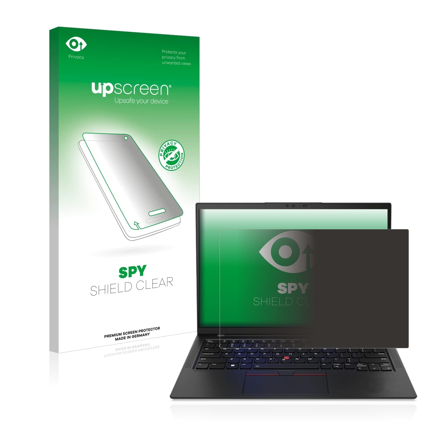 Upscreen Blckschutzflter Für Lenovo ThnkPad X1 Ttanum Yoga Gen 1 Displayschutzfolie Blickschutz Blaulichtfilter Sichtschutz Privacy Filter