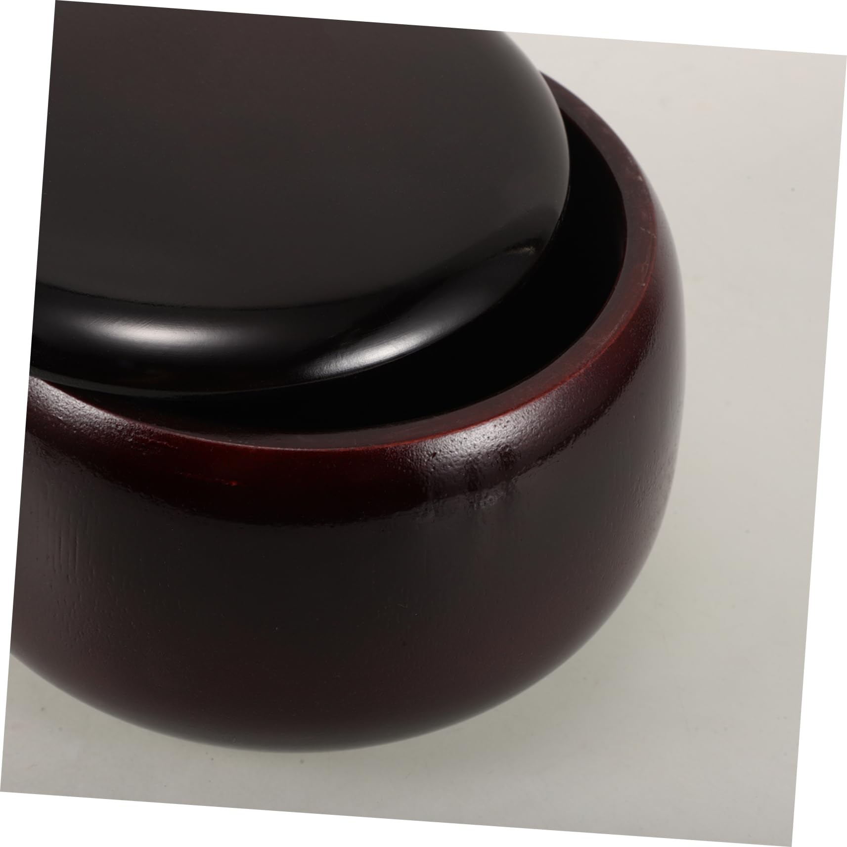 ifundom Boîte de Rangement pour Jeux D’échecs et Go, Pot en Bambou Nanmu Rouge, Grosse Capacité, Résistant aux Chocs, pour Étudiants et Garçon et Filles, Adaptée Rangement des Pièces
