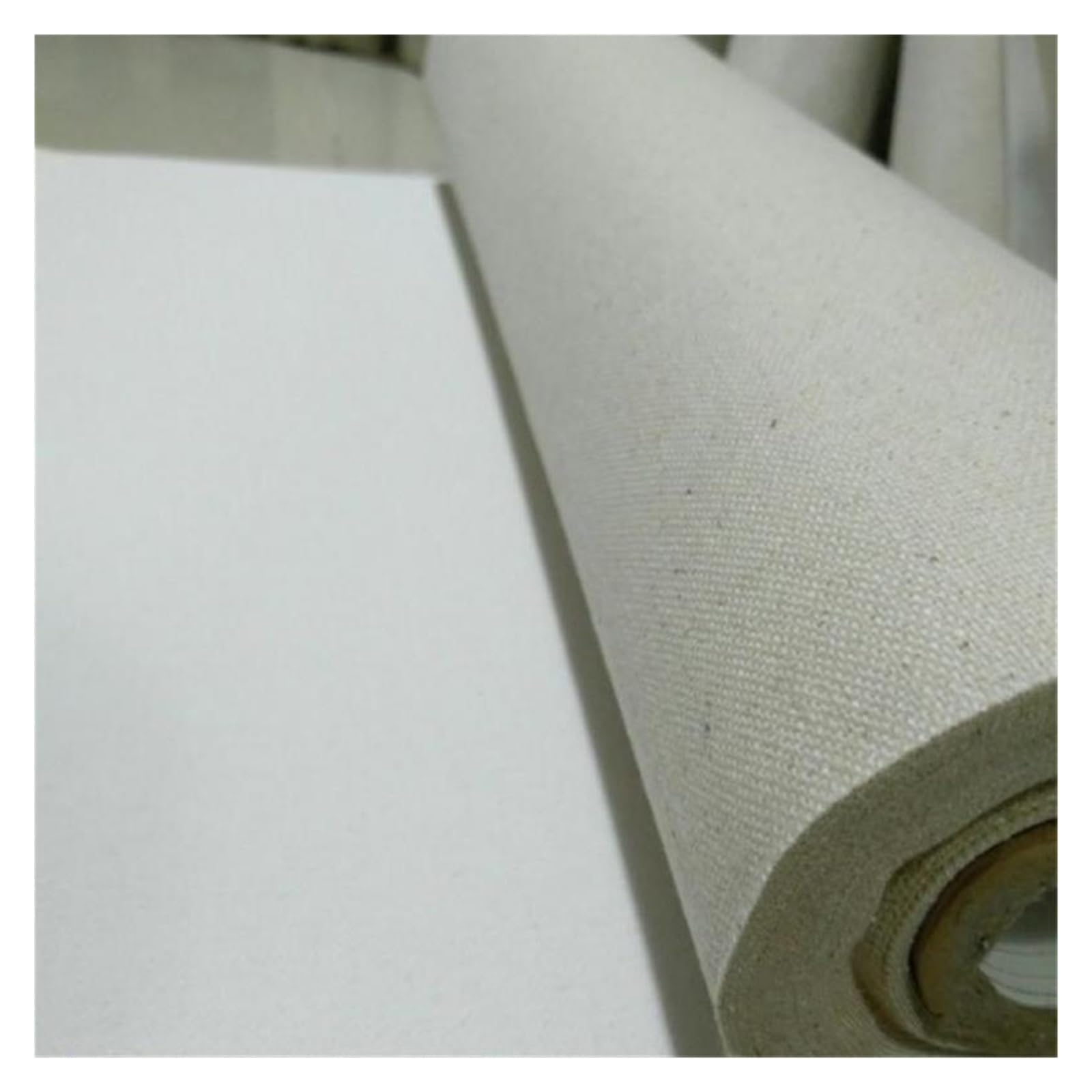 Rollo De Lona En Blanco Lienzo en blanco de pintura de calidad de mezcla de lino de 400 g/m² for rollo de 30/40/50 cm de ancho pintado a mano Rollo Lienzo (Color : 50cm x 5m)