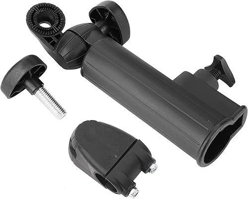 Miniatura 8 de Qiilu Soporte universal para paraguas para golf, carrito de empuje, de nailon negro, soporte de paraguas para carrito de golf, soporte de plástico,